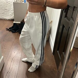 Adidas white track pants SOLD